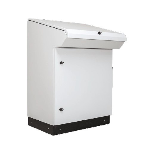 KMMN1205 Корпус пульта управления системы с моноблочным столом 1200x1075x500мм, напольный, металл, IP40, серый цвет. РИТЕТ