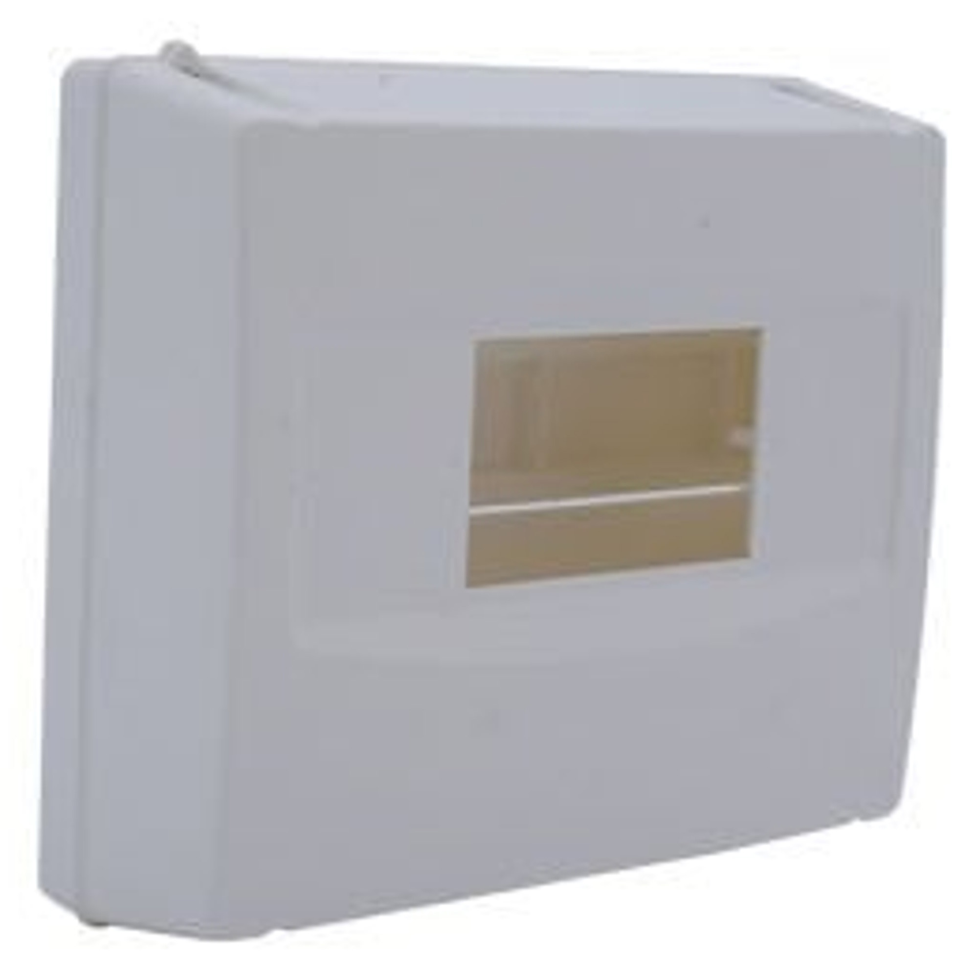 CP01035 Корпус щита распределительного для модульного оборудования с крышкой 8M, пластик/поликарбонат. РИТЕТ