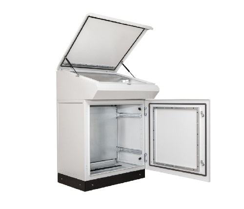 KMMD0604 Корпус пульта управления системы для ПК 600x1075x400мм, напольный, металл, IP40, серый цвет. РИТЕТ