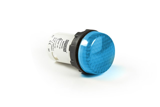 MBSP220M Светосигнальная арматура моноблочная светодиодная 220В (ячеистое стекло) синяя. РИТЕТ