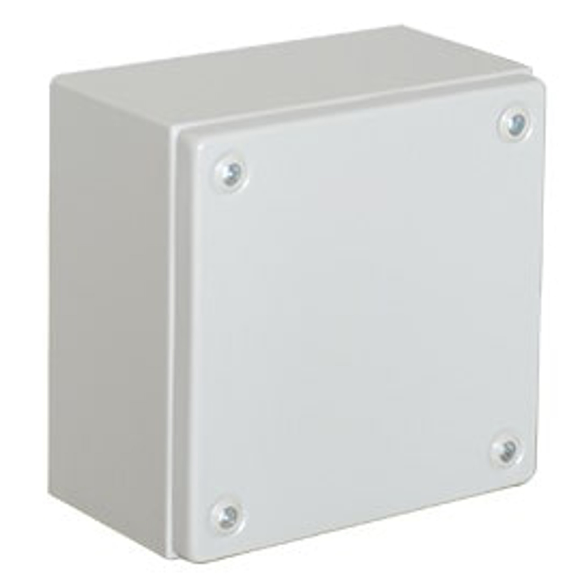 CP1515T Распределительная коробка 150х150х120мм, металл, навесной монтаж, IP54, серый цвет. РИТЕТ