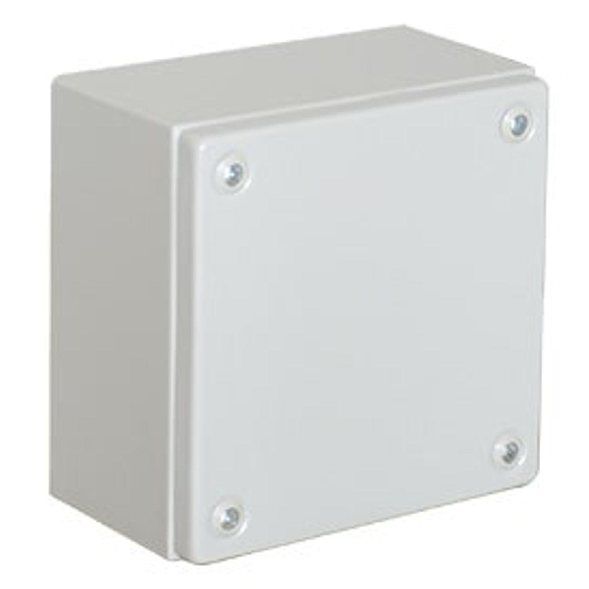 CP1515F Распределительная коробка 150х150х120мм, металл, скрытый монтаж, IP54, серый цвет. РИТЕТ