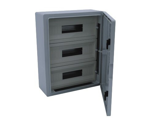 CP5104 Корпус щита распределительного 400x500x175мм, Din-рейки 51M (3х17), навесной, пластик. РИТЕТ