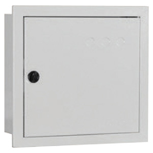 CPR820 Корпус щита распределительного 320x300x140мм, DIN-рейка 24M, встраеваемый, металл, серый цвет. РИТЕТ